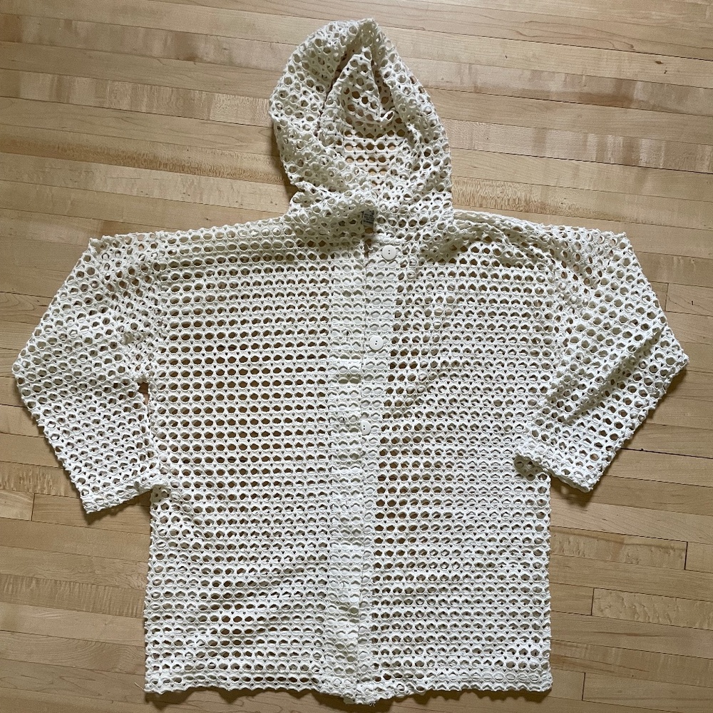 Wet Works lace crochet-like  beach cover up
